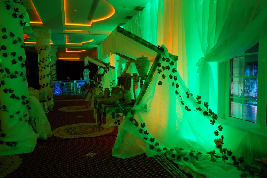 Декор банкетного свадебного зала в Минске
